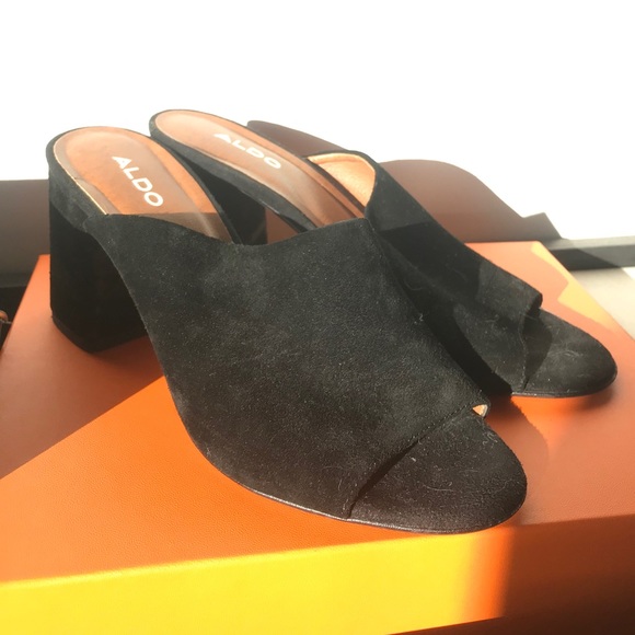 Aldo Shoes - Black suede mules Aldo Shoes - Black suede mules